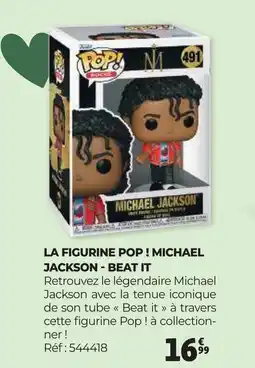 Auchan LA FIGURINE POP MICHAEL JACKSON BEAT IT offre