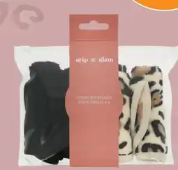 b&m GRIP&GLAM Lot de 4 serviettes démaquillantes offre