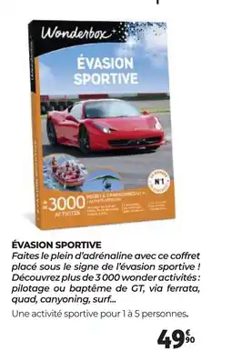 Auchan ÉVASION SPORTIVE offre