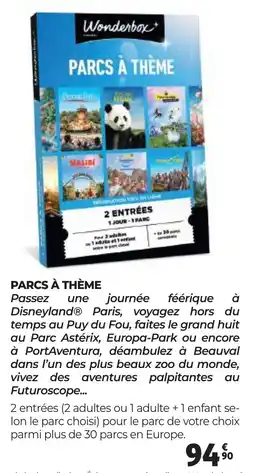 Auchan PARCS À THÈME offre