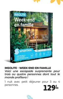 Auchan INSOLITE WEEK-END EN FAMILLE offre