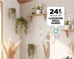 Centrakor La décoration murale palmiers offre