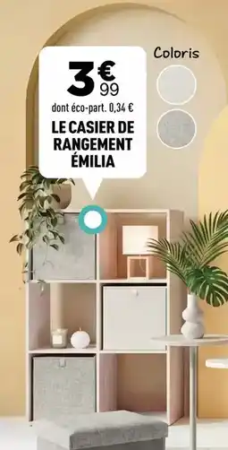 Centrakor Le casiers de rangement émilia offre