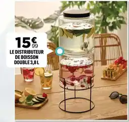 Centrakor Le distributeur de boisson double 3,8 l offre