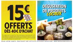 Intermarché Avril - degustation de produits locaux offre