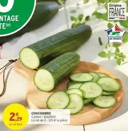 Intermarché Concombre offre