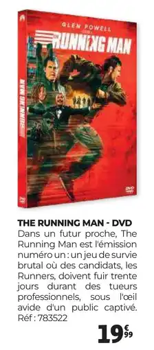 Auchan THE RUNNING MAN DVD offre