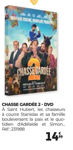 Auchan CHASSE GARDÉE 2 DVD offre