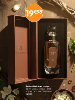 b&m Parfum dubaï flower prestige offre