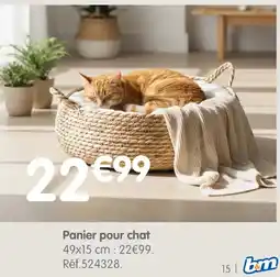 b&m Panier pour chat offre