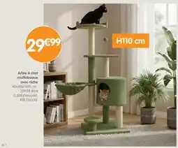 b&m Arbre à chat mulitniveaux avec niche offre