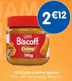 b&m LOTUS pâte à tartiner speculos offre