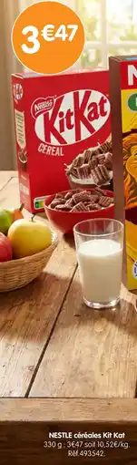 b&m NESTLE céréales Kit Kat offre