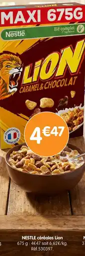 b&m NESTLE céréales Lion offre