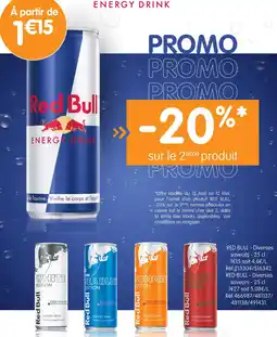 b&m RED BULL-Diverses saveurs offre