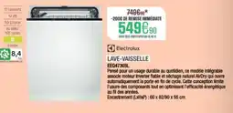 Extra ELECTROLUX Lave-vaisselle eeq47305l offre