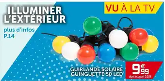 Gifi Guirlande Solaire Guinguette 50 Led offre