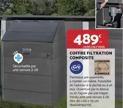 Bricomarché COFFRE FILTRATION COMPOSITE offre