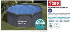 Bricomarché PISCINE EN ACIER ANTHRACITE offre