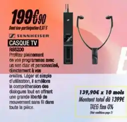 Blanc Brun SENNHEISER Casque tv offre
