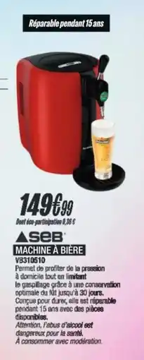 Blanc Brun SEB Machine à bière offre