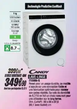 Blanc Brun CANDY Lave-linge offre