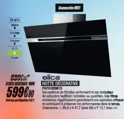 Blanc Brun ELICA Hotte décorative prf0100991d offre