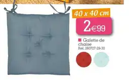 Kandy Galette de chaise offre