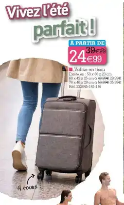 Kandy Valise en tissu offre