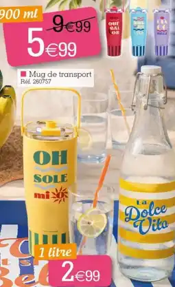 Kandy Mug de transport offre