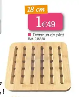 Kandy Dessous de plat offre