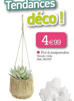 Kandy Pot à suspendre offre