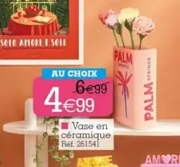Kandy Vase en céramique offre