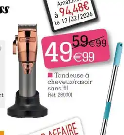 Kandy Tondeuse à cheveux/rasoir sans fil offre