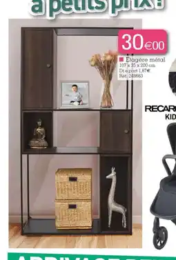 Kandy Etagère métal offre