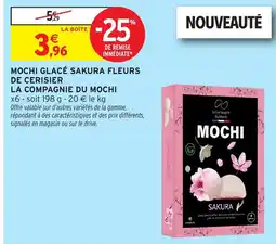 Intermarché Hyper La Compagnie Du Mochi Mochi glacé sakura fleurs de cerisier offre