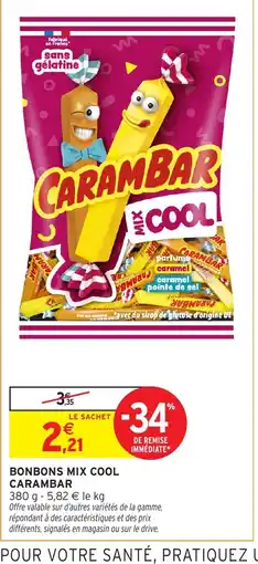 Intermarché Hyper Carambar Bonbons mix cool offre