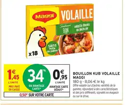 Intermarché Hyper Maggi Bouillon kub volaille offre