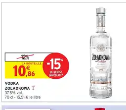 Intermarché Hyper Zoladkowa Vodka offre