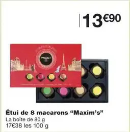Monoprix MAXIM'S Étui de 8 macarons offre