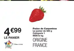 Monoprix Fraise de Carpentras offre