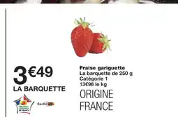 Monoprix Fraise gariguette offre