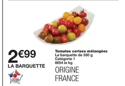 Monoprix Tomates cerises mélangées offre