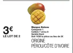 Monoprix Mangue Bateau offre
