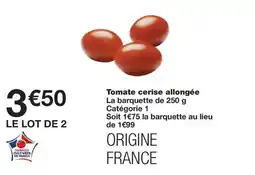 Monoprix Tomate cerise allongée offre