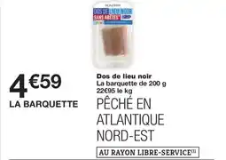 Monoprix Dos de lieu noir offre
