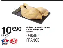 Monoprix Cuisse de poulet jaune Label Rouge Ain Volaille offre