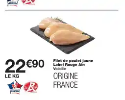 Monoprix Filet de poulet jaune Label Rouge Ain Volaille offre