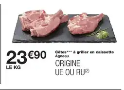 Monoprix Côtes à griller en caissette offre
