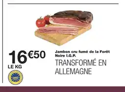 Monoprix Jambon cru fumé de la Forêt Noire I.G.P. offre